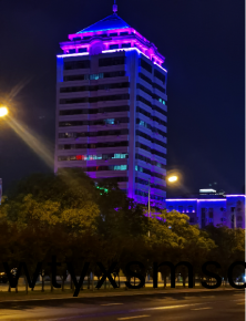 威海(hai)衞(wei)生大廈亱(ye)景(jing)亮化(hua)